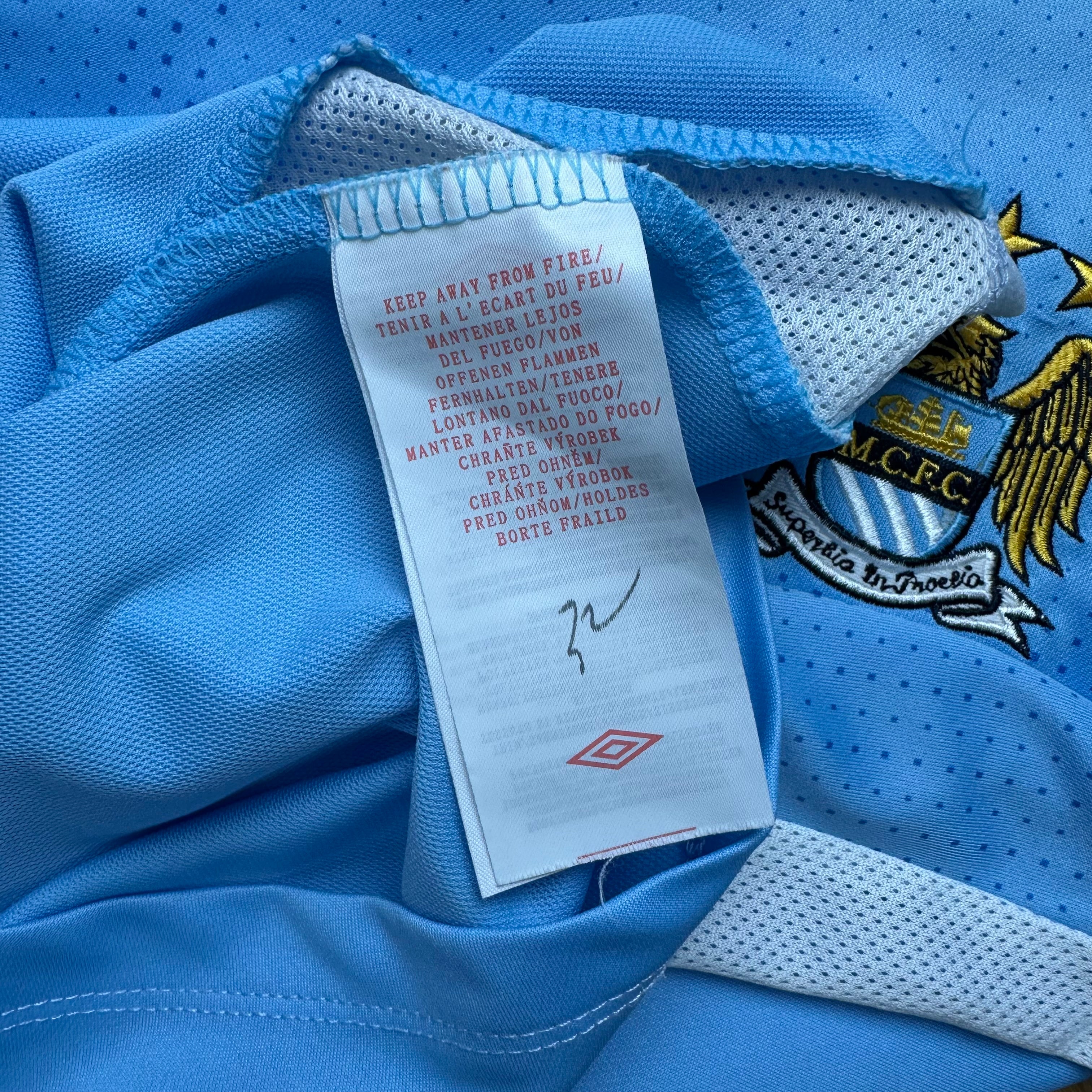 Manchester City 2011-12 Home Shirt (M) Milner #7